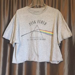 Oversized Pink Floyd crop T